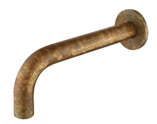 Mica Stainless steel Bath Spout 220MM - LIVING BRASS