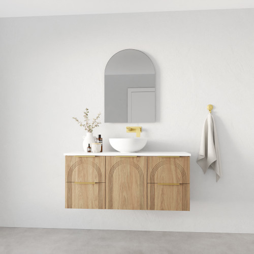 Arco Wall Hung Vanity with Bench Top & Basin 