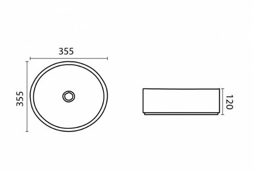 Poseidon Fine Ceramic Basin Matt Pink 