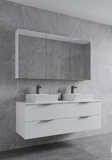 Cottage TWIN 1200 mm Wall Mount Vanity - Optional Stone Benchtop  Cottage TWIN 1200 mm Wall Mount Vanity - Optional Stone Benchtop