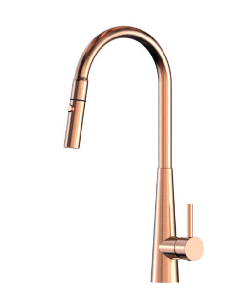 XCEL Gooseneck Retractable Maxi Pull Out Mixer with Dual Spray