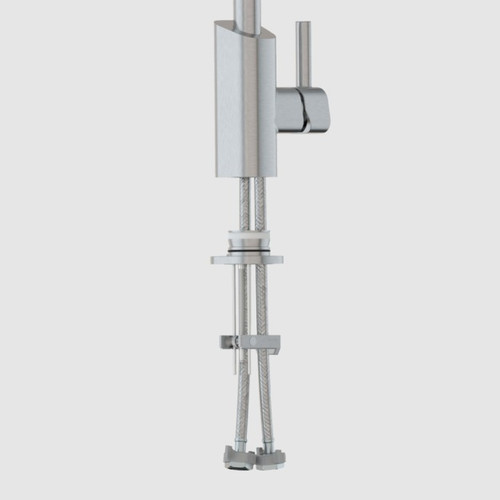 X CLAIMER Gooseneck Retractable Pull Out Mixer with Dual Spray 