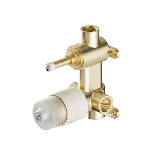 Bianca Brushed Bronze Shower Mixer With Divertor Separate Plate 