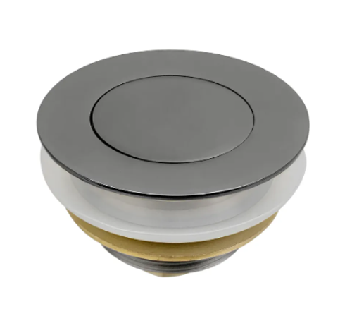 Bathtub 40mm Gun Metal Pop Up Waste  - Ultra Low-profile