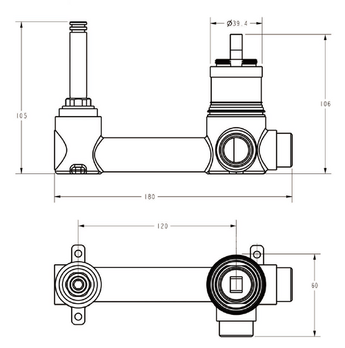Sora Stainless Steel Wall Basin Mixer Separate Back Plate Gun Metal Grey 