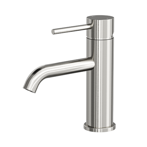 Linsol Gigi S3 304 Stainless Steel Basin Mixer - Brushed Nickel