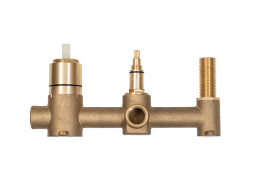 Linsol Gigi S3 304 Stainless Steel Wall Mixer with Hand Shower Separate Back Plate- Aged Bronze