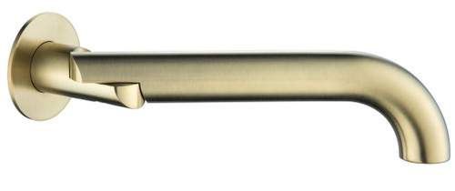 Mica Stainless steel Swivel Bath Spout – Curved French Gold 