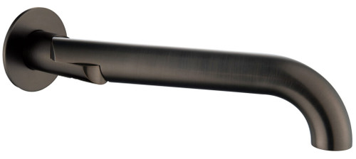 Mica Stainless steel Swivel Bath Spout – Curved Dusk Bronze