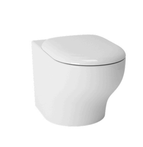 TOTO Hayon CW254PJT1WS Wall Faced Toilet with Inwall Cistern & Flush Plate