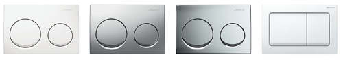 Seval Flat Rimless Wall Faced Pan with Geberit Alpha Inwall Cistern K107N