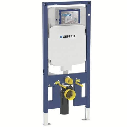 Norton 66 Wall Hung Pan With Sigma8 Duofix Inwall Cistern - Rimless Tornado