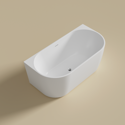 DOVER Back To Wall Free Standing Overflow Bath LK-DV 1400 | 1500 | 1700mm