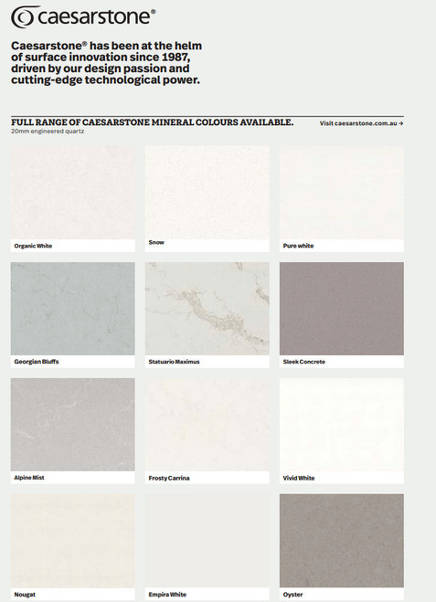 Shore Wall Hung Curve Vanity Polytec Finish, Bench Top & Basin - Two Height Option