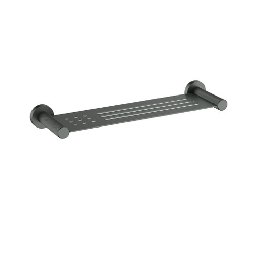 Ikon Linie Fluted Metal Shelf Gun Metal