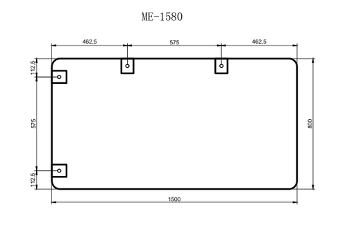 Riva Rectangle Brushed Copper Framed Mirror Wall Mounted 