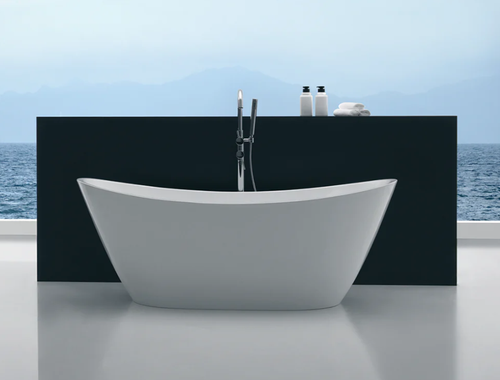 FS11 Slim Lip Free Standing Bath 1500 / 1700MM gloss white
