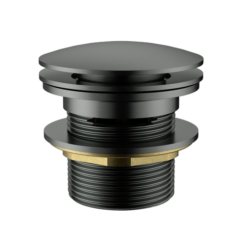 Bath Pop-up Waste 40mm With Removable Waste Overflow -Gun Metal