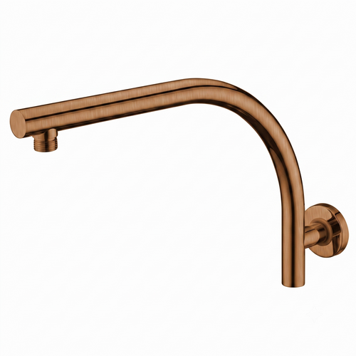 Rund Round Curve Shower Arm Brushed Bronze/Copper