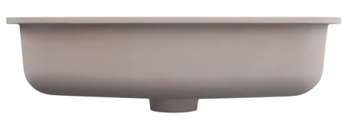 Bella Vista Thalios Latte Solid Surfurce Drop In or Undermount Basin with overflow 530x360x168mm