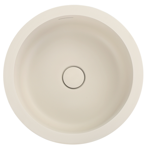 Bella Vista Kalos Pilos Solid Surfurce Drop In or Undermount Basin with overflow 400 x 400 x 155mm