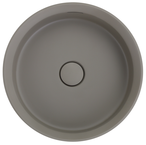 Bella Vista Thyra Zayt Solid Surfurce Basin with overflow 380 x 380 x 125mm