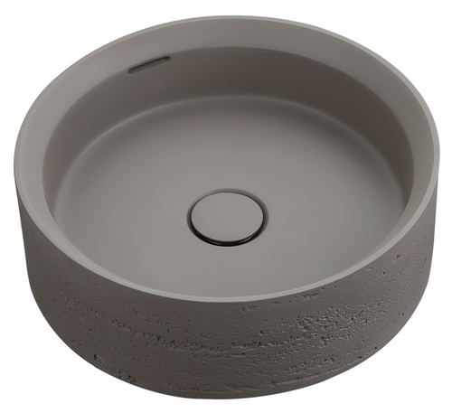 Bella Vista Thyra Zayt Solid Surfurce Basin with overflow 380 x 380 x 125mm