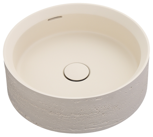 Bella Vista Thyra Pilos Solid Surfurce Basin with overflow 380 x 380 x 125mm