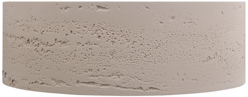 Bella Vista Thyra Latte Solid Surfurce Basin with overflow 380 x 380 x 125mm