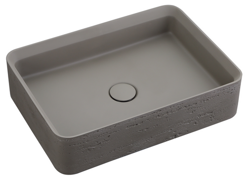 Bella Vista Astera Zayt Solid Surfurce Basin with overflow 500 x 360 x 120mm