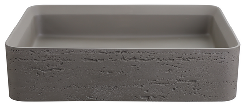 Bella Vista Astera Zayt Solid Surfurce Basin with overflow 500 x 360 x 120mm