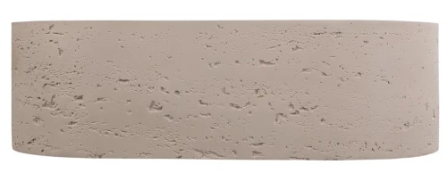 Bella Vista Elysia Latte Wall Hung Basin with overflow 500 x 275 x 150mm