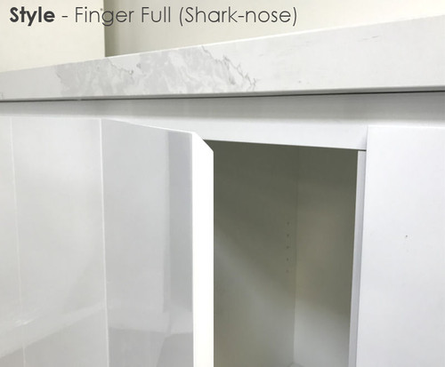 Wall to Wall Vanity 1190 mm to 1310 mm Evolution Tall - Satin White -  Optional Benchtop