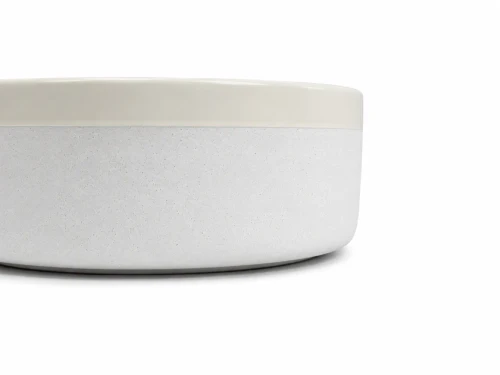 Round Above-Counter Basin Textured Exterior Finish with Matt Creamy , Interior Smooth Finish  375x375x135mm 