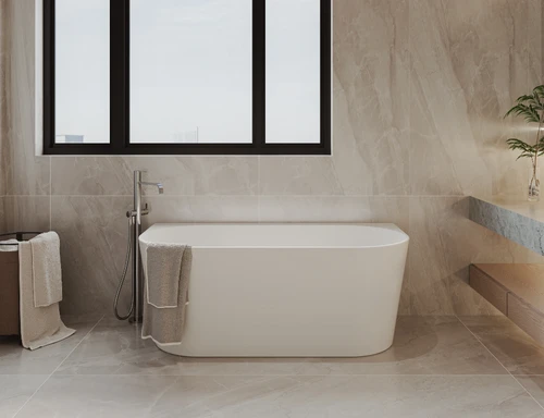 FS36 Freestanding Back to Wall Freestanding Baths 1500mm & 1700mm  （ off set waste ） 