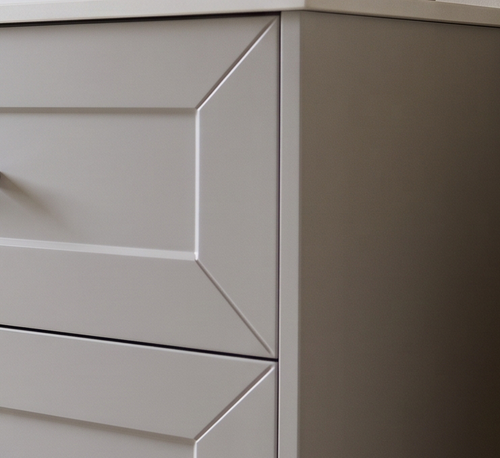 Wynyard 750mm Satin White Shaker Vanity Floorstanding | Optional Stone Top & Basin