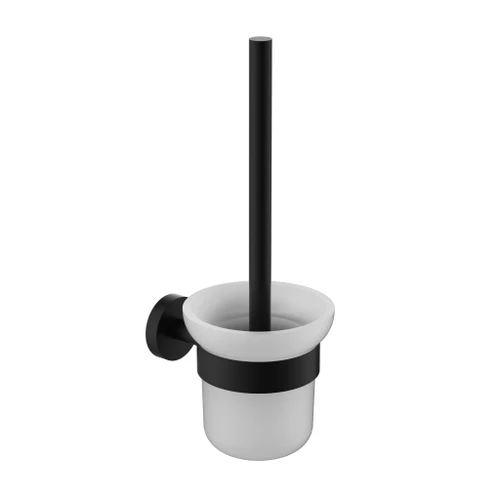 Otus Slimline SS304 Toilet Brush Set Matt Black