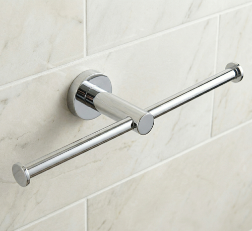 Vivid Iconic Chrome Paper Holder - Double