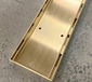 Brushed Gold Flexi Custom Grate-304 Stainless Steel Tile In -100mm Wide