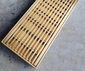 Brushed Gold Flexi Custom Grate-304 Stainless Steel -100mm Wide