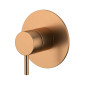 Amoza 304 stainless steel wall mixer Brushed Copper -110mm Cover Plate