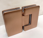 180 Degree Hinge for Frameless Shower Screen - Brushed Copper / Bronze