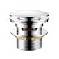 Bath Pop-up Waste 40mm With Removable Waste Overflow -Chrome