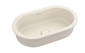 Bella Vista Doros Pilos Solid Surfurce Drop In or Undermount Basin with overflow 530x320x168mm