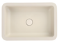 Bella Vista Thalios Pilos Solid Surfurce Drop In or Undermount Basin with overflow 530x360x168mm