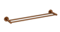 Otus Slimline SS304 Double Towel Rail 600 mm In Brushed Copper