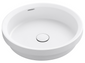 Bella Vista Calypsa Matte White Semi-Inset Basin with overflow 430 x 430 x 135mm