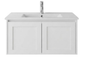 England Hampton White Shaker Wall Mount 600 mm Vanity  - Optional Stone Bench Top