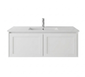 England Hampton White Shaker Wall Mount 900 mm Vanity  - Optional Stone Bench