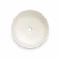 Round Above-Counter Basin Textured Exterior Finish with Matt Creamy , Interior Smooth Finish  375x375x135mm 